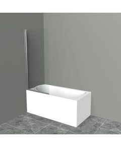 Купить Душевая шторка на ванну BelBagno UNO-V-1-80/150-C-Cr (uno-v-1-80/150-c-cr) по цене 13800 руб., в Санкт-Петебруге в интернет магазине 100-Систем, а также дургие товары BelBagno из раздела Стеклянные шторки для ванн и Сантехника