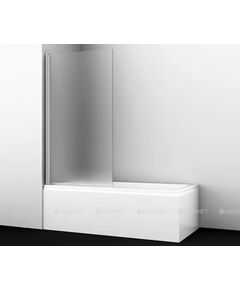Купить Шторка для ванны WasserKRAFT 48P01-80LM 145х7х86, профиль хром, ориентация левая (48p01-80lm) по цене 24820 руб., в Санкт-Петебруге в интернет магазине 100-Систем, а также дургие товары WasserKRAFT из раздела Стеклянные шторки для ванн и Сантехника
