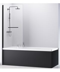 Купить Шторка на ванну ABBER Immer Offen AG70080B (ag70080b) по цене 11050 руб., в Санкт-Петебруге в интернет магазине 100-Систем, а также дургие товары ABBER из раздела Стеклянные шторки для ванн и Сантехника