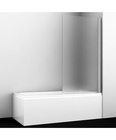 Купить Шторка на ванну WasserKRAFT Berkel 80x140 48P01-80RM профиль Серебристый стекло матовое (48P01-80RM) по цене 24820 руб., в Санкт-Петебруге в интернет магазине 100-Систем, а также дургие товары WasserKRAFT из раздела Стеклянные шторки для ванн и Сантехника