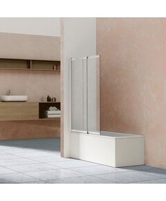 Купить Душевая шторка на ванну VSB-1E100CL, 1000*1450, хром, стекло прозрачное, , шт (vsb-1e100cl) по цене 20634 руб., в Санкт-Петебруге в интернет магазине 100-Систем, а также дургие товары Vincea из раздела Стеклянные шторки для ванн и Сантехника