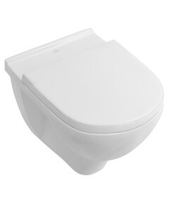 Купить Унитаз подвесной Villeroy&Boch O.Novo DirectFlush (с крышкой SoftClose) 5660HR01 (5660 HR01)  (5660hr01) по цене 35977.37 руб., в Санкт-Петебруге в интернет магазине 100-Систем, а также дургие товары VILLEROY & BOCH из раздела Унитазы подвесные и Унитазы
