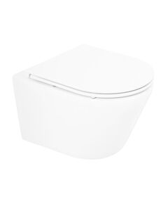 Купить Чаша унитаза подвесного и сиденьем дюропласт soft close BB8001CHR/SC (bb8001chr/sc) по цене 16760 руб., в Санкт-Петебруге в интернет магазине 100-Систем, а также дургие товары BelBagno из раздела Унитазы подвесные и Унитазы