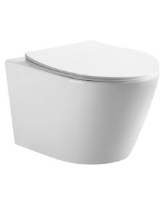 Купить VENTO Унитаз подвесной c сиденьем микролифт дюропласт AZ-1046 480х360х350мм (az-1046) по цене 9750 руб., в Санкт-Петебруге в интернет магазине 100-Систем, а также дургие товары Azario из раздела Унитазы подвесные и Унитазы