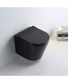 Купить Унитаз CeramaLux B2330-2MDH подвесной Серый матовый с сиденьем Микролифт (b2330-2mdh) по цене 22300 руб., в Санкт-Петебруге в интернет магазине 100-Систем, а также дургие товары CeramaLux из раздела Унитазы подвесные и Унитазы
