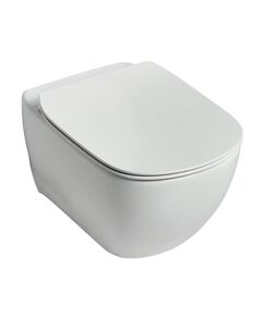 Купить Безободковый подвесной унитазTESI Rimless (t355101) по цене 34630.88 руб., в Санкт-Петебруге в интернет магазине 100-Систем, а также дургие товары IDEAL STANDARD из раздела Унитазы подвесные и Унитазы