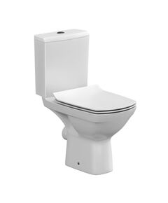 Купить CERSANIT Унитаз-компакт CARINA Clean On 011 3/5 DPL EO slim (S-KO-CAR011-3/5-CON-S-DL-W) по цене 14490 руб., в Санкт-Петебруге в интернет магазине 100-Систем, а также дургие товары CERSANIT из раздела Горизонтальный выпуск и Унитазы-компакт с бачком