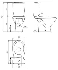 Купить Унитаз компакт Cersanit Тrento KO-TR011-3/6-PL с сиденьем Микролифт (S-KO-TR011-3/6-PL-W) по цене 8990 руб., в Санкт-Петебруге в интернет магазине 100-Систем, а также дургие товары CERSANIT из раздела Горизонтальный выпуск и Унитазы-компакт с бачком