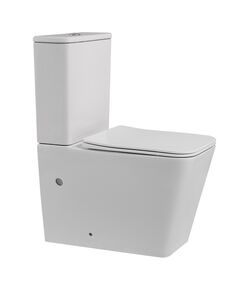 Купить Унитаз ABBER Rechteck AC1210 компакт белый, безободковый (ac1210) по цене 23800 руб., в Санкт-Петебруге в интернет магазине 100-Систем, а также дургие товары ABBER из раздела Горизонтальный выпуск и Унитазы-компакт с бачком