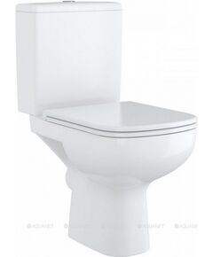 Купить Унитаз компакт Cersanit Colour S-KO-COL011-3/5-COn-DL-w с бачком и сиденьем Микролифт (S-KO-COL011-3/5-CON-DL-W) по цене 14490 руб., в Санкт-Петебруге в интернет магазине 100-Систем, а также дургие товары CERSANIT из раздела Горизонтальный выпуск и Унитазы-компакт с бачком
