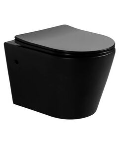 Купить Унитаз Timo INARI TK-503 MB подвесной безободковый черный матовый (tk-503 mb) по цене 18550 руб., в Санкт-Петебруге в интернет магазине 100-Систем, а также дургие товары TIMO из раздела Унитазы подвесные и Унитазы