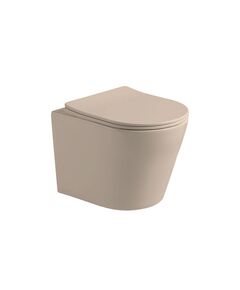Купить Унитаз подвесной Piatti VT1-11SMC, цвет капучино матовый, ультратонкое soft-close сиденье, , шт (vt1-11smc) по цене 21935.5 руб., в Санкт-Петебруге в интернет магазине 100-Систем, а также дургие товары Vincea из раздела Унитазы подвесные и Унитазы