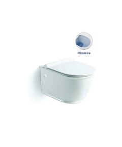 Купить Унитаз подвесной Bordo VT1-16 безободковый, цвет белый, ультратонкое soft-close сиденье, , шт (vt1-16) по цене 12597 руб., в Санкт-Петебруге в интернет магазине 100-Систем, а также дургие товары Vincea из раздела Унитазы подвесные и Унитазы