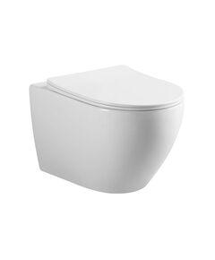 Купить Унитаз подвесной Esse VT1-211 безободковый, цвет белый, ультратонкое soft-close сиденье, , шт (vt1-211) по цене 13509 руб., в Санкт-Петебруге в интернет магазине 100-Систем, а также дургие товары Vincea из раздела Унитазы подвесные и Унитазы