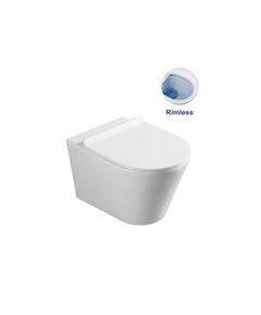 Купить Унитаз подвесной Vito VT1-23 безободковый, цвет белый, ультратонкое soft-close сиденье, , шт (vt1-23) по цене 13461.5 руб., в Санкт-Петебруге в интернет магазине 100-Систем, а также дургие товары Vincea из раздела Унитазы подвесные и Унитазы