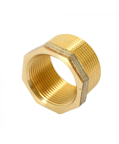 Купить Футорка 1 1/4"В*2 1/2"Н (латунь) (1500499 / 1581g001007) по цене 6160 руб., в Санкт-Петебруге в интернет магазине 100-Систем, а также дургие товары  из раздела Футорки и Латунные фитинги