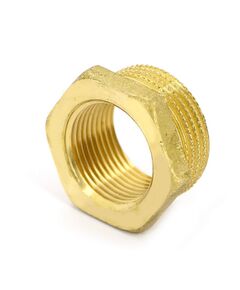 Купить Футорка 3/4"В*1 1/2"Н (латунь) (1500190 / 1581g000805) по цене 1126 руб., в Санкт-Петебруге в интернет магазине 100-Систем, а также дургие товары  из раздела Футорки и Латунные фитинги