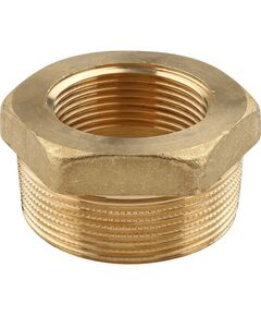 Купить Футорка 1 1/4"В*2"Н (латунь) (1500138 / 1581G000907) по цене 1418 руб., в Санкт-Петебруге в интернет магазине 100-Систем, а также дургие товары  из раздела Футорки и Латунные фитинги