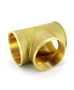 Купить Тройник 1 1/4" (латунь) (1500029 / 1570G070707) по цене 1860 руб., в Санкт-Петебруге в интернет магазине 100-Систем, а также дургие товары  из раздела Тройники и Латунные фитинги