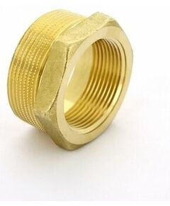 Купить Футорка 1 1/2"В*2"Н (латунь) (1500130 / 1581g000908) по цене 1270 руб., в Санкт-Петебруге в интернет магазине 100-Систем, а также дургие товары  из раздела Футорки и Латунные фитинги