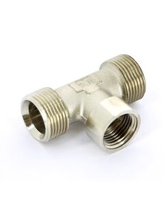 Купить Тройник 3/4"(18)*3/4"В*3/4"(18) (евроконус) (1640024 / 1649n180518) по цене 905 руб., в Санкт-Петебруге в интернет магазине 100-Систем, а также дургие товары  из раздела Тройники и Никелированные фитинги