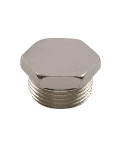 Купить Заглушка 1/2"Н (никель) (1500172 / 1878n0004) по цене 103 руб., в Санкт-Петебруге в интернет магазине 100-Систем, а также дургие товары  из раздела Заглушки и Никелированные фитинги