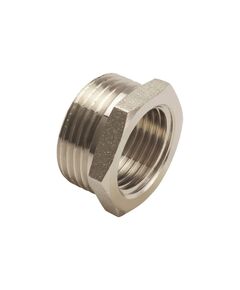 Купить Футорка 1/4"В*3/8"Н (никель) (1500530 / 1581n000302) по цене 100 руб., в Санкт-Петебруге в интернет магазине 100-Систем, а также дургие товары  из раздела Футорки и Никелированные фитинги