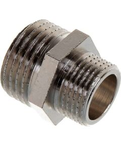 Купить Ниппель переходной 3/8"*1/2" (хром) (1500406) по цене 182 руб., в Санкт-Петебруге в интернет магазине 100-Систем, а также дургие товары  из раздела Ниппели и Хромированные фитинги