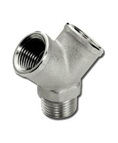 Купить Тройник Y-образный 1/2" (никель) (1500258 / 1574n040404) по цене 960 руб., в Санкт-Петебруге в интернет магазине 100-Систем, а также дургие товары  из раздела Тройники и Никелированные фитинги