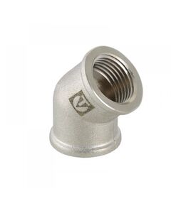Купить Угольник 45, 3/4" вн.-вн. (vtr.091.n.0005) по цене 292 руб., в Санкт-Петебруге в интернет магазине 100-Систем, а также дургие товары VALTEC из раздела Углы и Никелированные фитинги