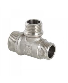 Купить Тройник переходной 3/4"х3/4"х1/2" нар.-нар.-нар. (VTR.131.RN.050504) по цене 452 руб., в Санкт-Петебруге в интернет магазине 100-Систем, а также дургие товары VALTEC из раздела Тройники и Никелированные фитинги