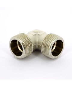 Купить Угольник 1/2" НН (никель) (1500264 / 1562n000404) по цене 329 руб., в Санкт-Петебруге в интернет магазине 100-Систем, а также дургие товары  из раздела Углы и Никелированные фитинги