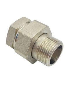 Купить Сгон прямой 1 1/2" ВН (никель) (1500251 / 1555n000808) по цене 4073 руб., в Санкт-Петебруге в интернет магазине 100-Систем, а также дургие товары  из раздела Сгоны и полусгоны и Никелированные фитинги