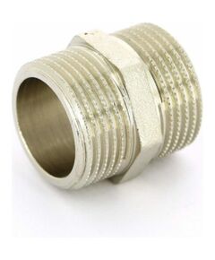 Купить Ниппель 1/2"*1/2"(16) (1640002 / 1640n001604) по цене 170 руб., в Санкт-Петебруге в интернет магазине 100-Систем, а также дургие товары  из раздела Ниппели и Хромированные фитинги