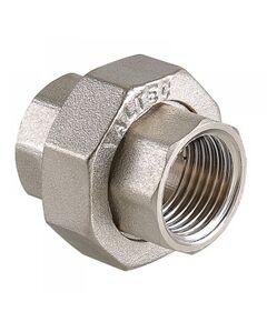 Купить Муфта разъемная 1/2" вн.-вн. (VTR.340.N.0004) по цене 310 руб., в Санкт-Петебруге в интернет магазине 100-Систем, а также дургие товары VALTEC из раздела Американки и Никелированные фитинги