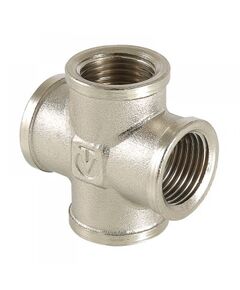 Купить Крестовина 1/2" вн. (vtr.760.n.0004) по цене 321 руб., в Санкт-Петебруге в интернет магазине 100-Систем, а также дургие товары VALTEC из раздела Крестовины и Никелированные фитинги