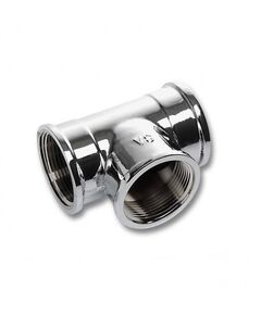 Купить Тройник 3/4" (хром) (1500501 / 1570c050505) по цене 624 руб., в Санкт-Петебруге в интернет магазине 100-Систем, а также дургие товары  из раздела Тройники и Хромированные фитинги