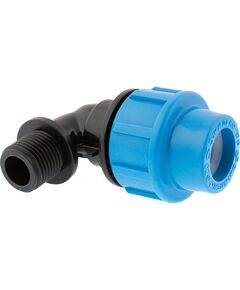 Купить Отвод ПНД с наружной резьбой 20х1/2" (30 шт. в уп.) (9270) по цене 58 руб., в Санкт-Петебруге в интернет магазине 100-Систем, а также дургие товары ДЖИЛЕКС из раздела Фитинги компрессионные пластиковые 20 и Компрессионные пластиковые трубы и фитинги