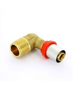 Купить Соединение угловое 20*1/2"Н латунь (пресс) (1650029 / 1654g002004cz) по цене 552 руб., в Санкт-Петебруге в интернет магазине 100-Систем, а также дургие товары  из раздела Пресс Tiemme 20 и Пресс