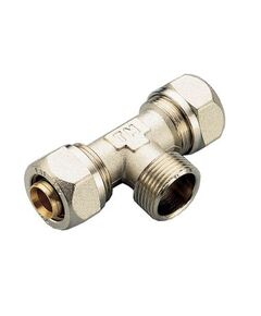 Купить Тройник 16*1/2"Н*16 (обжим) (1600038 / 1608N160416) по цене 721 руб., в Санкт-Петебруге в интернет магазине 100-Систем, а также дургие товары  из раздела Обжим Tiemme 16 и Обжим