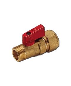 Купить Кран 16 (2,0)*1/2" Н шаровый (мини) red (2940002 / 2947r162004) по цене 688 руб., в Санкт-Петебруге в интернет магазине 100-Систем, а также дургие товары  из раздела Обжим Tiemme 16 и Обжим