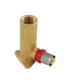 Купить Водорозетка 16*1/2" длинная (77 мм.) латунь (пресс) (1650097 / 1656g001604xlcz) по цене 1086 руб., в Санкт-Петебруге в интернет магазине 100-Систем, а также дургие товары  из раздела Пресс Tiemme 16 и Пресс