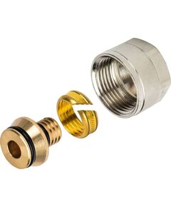 Купить Евроконус 16х2,0х3/4", латунь (sfc-0021-001620) по цене 380 руб., в Санкт-Петебруге в интернет магазине 100-Систем, а также дургие товары STOUT из раздела Обжим Stout 20 и Обжим
