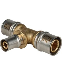 Купить SFP-0005-261626 STOUT Тройник переходной 26х16х26 для металлопластиковых труб прессовой (sfp-0005-261626) по цене 1483 руб., в Санкт-Петебруге в интернет магазине 100-Систем, а также дургие товары STOUT из раздела Пресс Stout 26 и Пресс