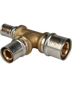 Купить SFP-0005-262016 STOUT Тройник переходной 26х20х16 для металлопластиковых труб прессовой (sfp-0005-262016) по цене 1497 руб., в Санкт-Петебруге в интернет магазине 100-Систем, а также дургие товары STOUT из раздела Пресс Stout 26 и Пресс