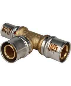 Купить SFP-0005-262620 STOUT Тройник переходной 26х26х20 для металлопластиковых труб прессовой (SFP-0005-262620) по цене 1494 руб., в Санкт-Петебруге в интернет магазине 100-Систем, а также дургие товары STOUT из раздела Пресс Stout 26 и Пресс