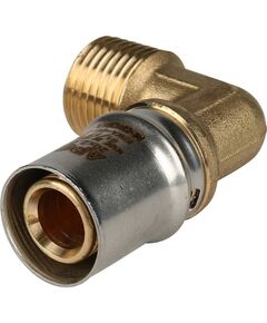 Купить SFP-0011-001220 STOUT Угольник с н/р 20xR 1/2" для металлопластиковых труб прессовой (sfp-0011-001220) по цене 635 руб., в Санкт-Петебруге в интернет магазине 100-Систем, а также дургие товары STOUT из раздела Пресс Stout 20 и Пресс