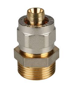 Купить SFS-0001-003416 STOUT Переходник с н/р 16xR 3/4" для металлопластиковых труб винтовой (sfs-0001-003416) по цене 460 руб., в Санкт-Петебруге в интернет магазине 100-Систем, а также дургие товары STOUT из раздела Обжим и Фитинги Stout