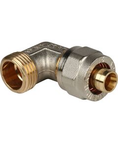 Купить SFS-0006-001216 STOUT Угольник с н/р 16xR 1/2" для металлопластиковых труб винтовой (SFS-0006-001216) по цене 458 руб., в Санкт-Петебруге в интернет магазине 100-Систем, а также дургие товары STOUT из раздела Обжим и Фитинги Stout