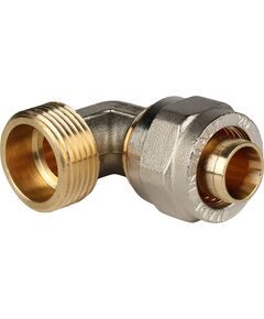 Купить SFS-0006-003420 STOUT Угольник с н/р 20xR 3/4" для металлопластиковых труб винтовой (sfs-0006-003420) по цене 616 руб., в Санкт-Петебруге в интернет магазине 100-Систем, а также дургие товары STOUT из раздела Обжим и Фитинги Stout